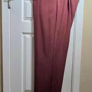 Ashley Stewart Women's Burgundy Trousers